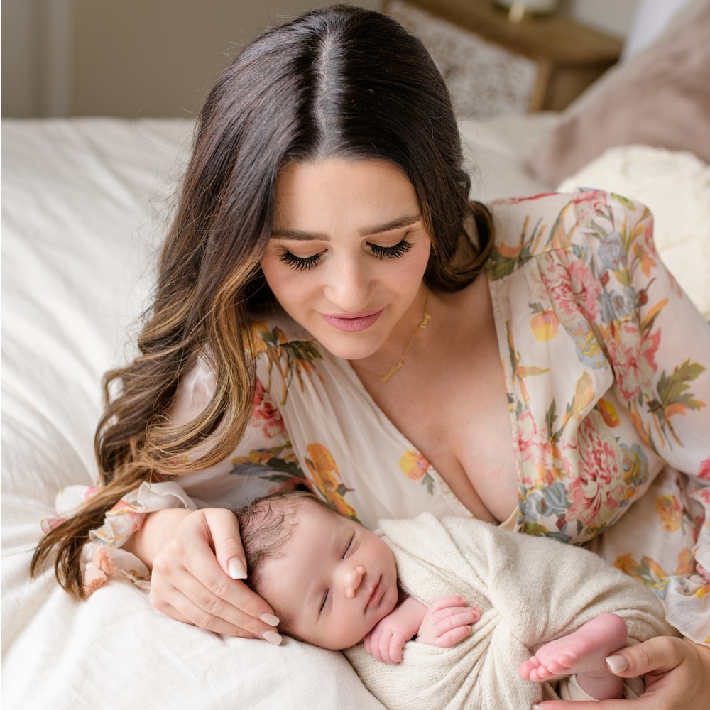 neutral floral maxi dress